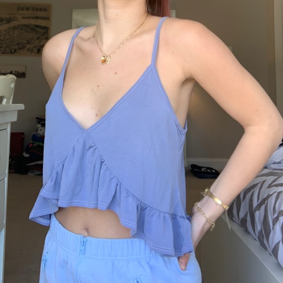 Urban Outfitters Tops - Urban Outfitters Blue Tank top size M